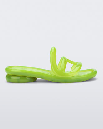 Product element, title Jelly Slide in Green
 price $100.00