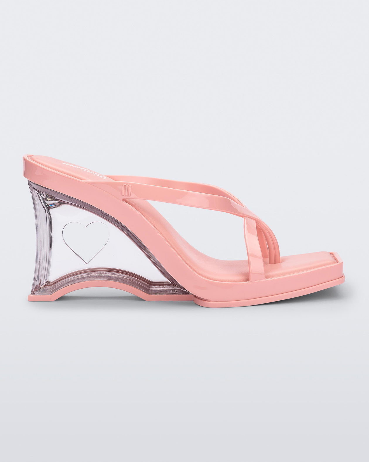 Pink glass heels sale