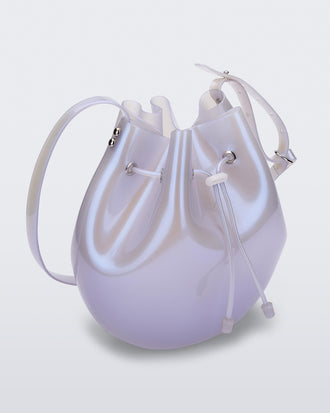 Product element, title Sac Bag in Pearly Blue
 price $119.00