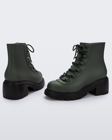 Melissa Cosmo Bootie in Black Green