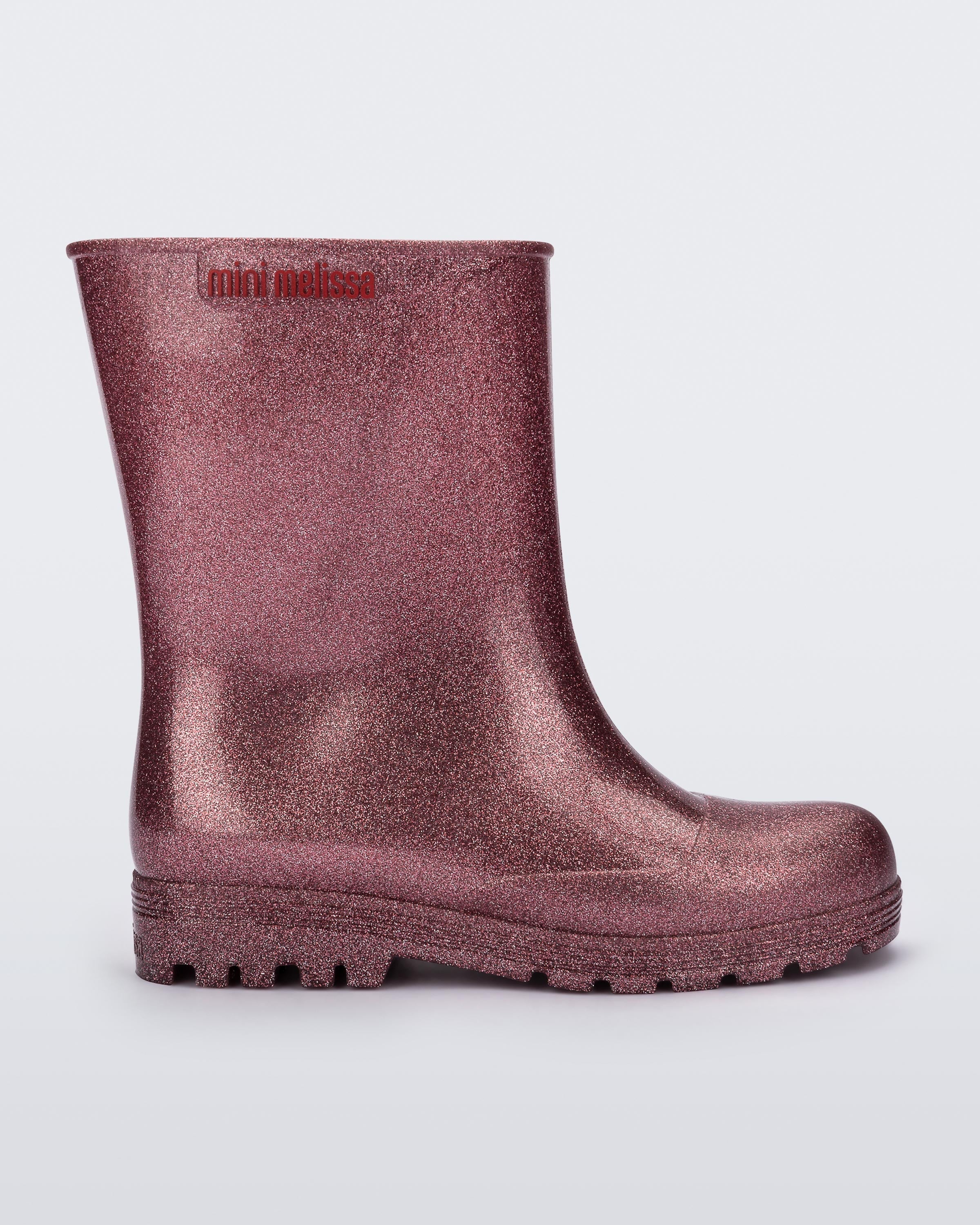 adult glitter rain boots