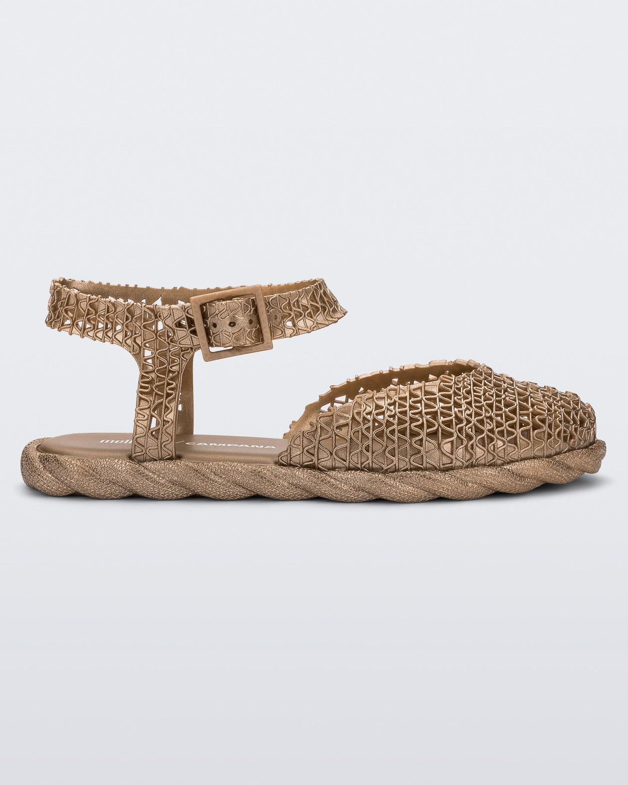 Campana Espadrille Sandal in Gold Melissa Shoes