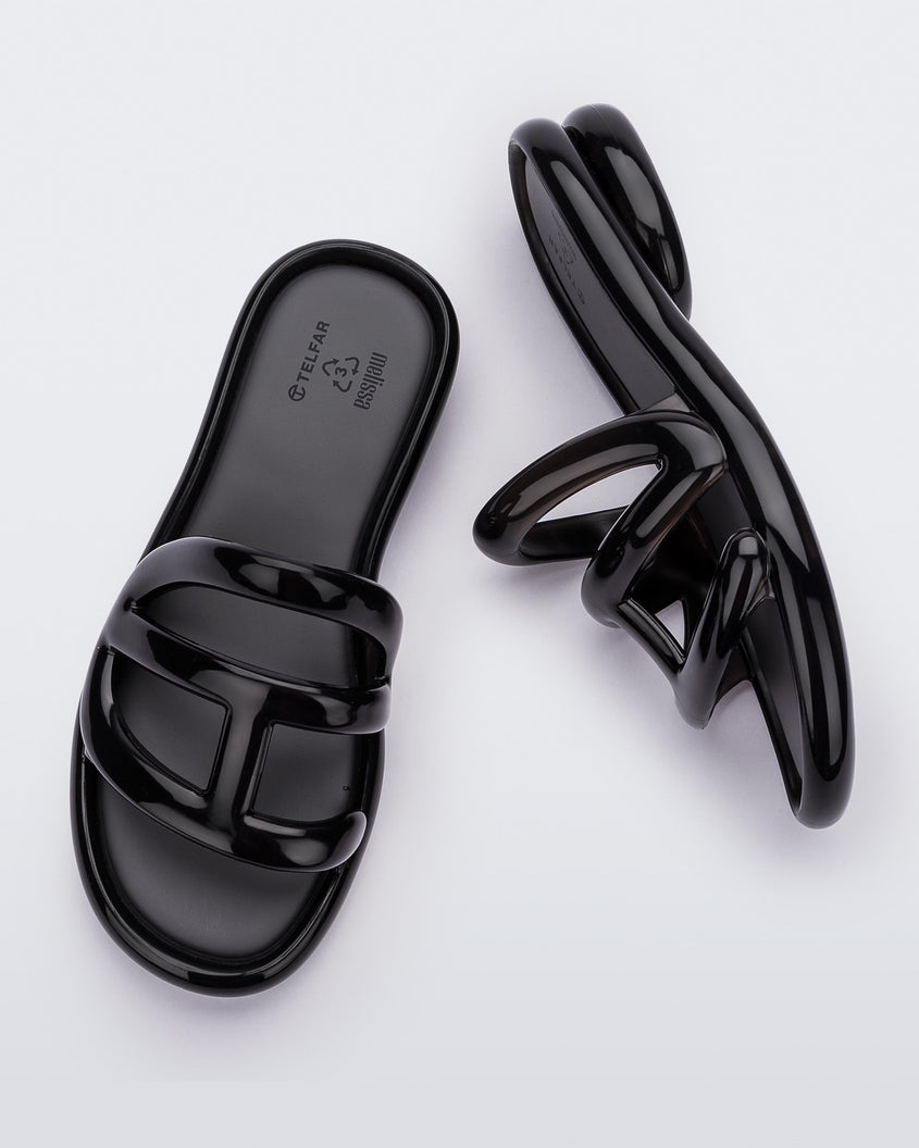 Black jelly slides hot sale