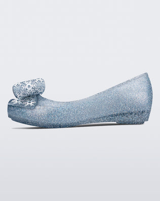 Product element, title Ultragirl Frozen in Blue/Clear Glitter
 price $65.00