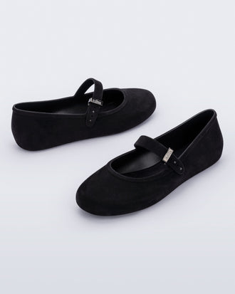 Product element, title Soft Ballerina Velvet in Black
 price $89.00