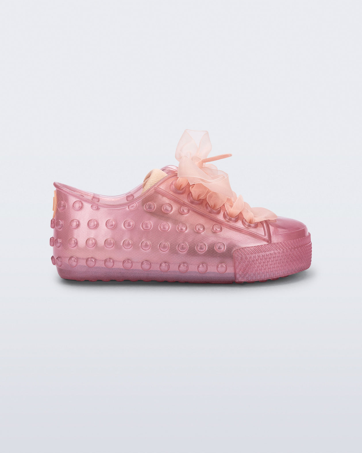 Polibolha Sneaker in Pearly Pink for Babies Mini Melissa Shoes