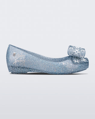 Product element, title Ultragirl Frozen in Blue/Clear Glitter
 price $65.00