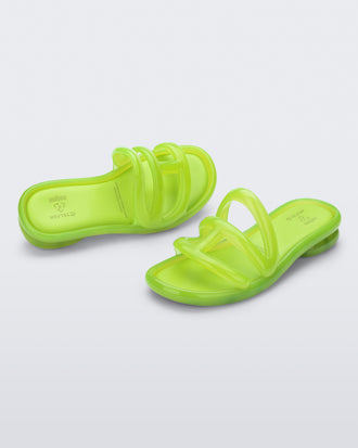 Product element, title Jelly Slide in Green
 price $100.00