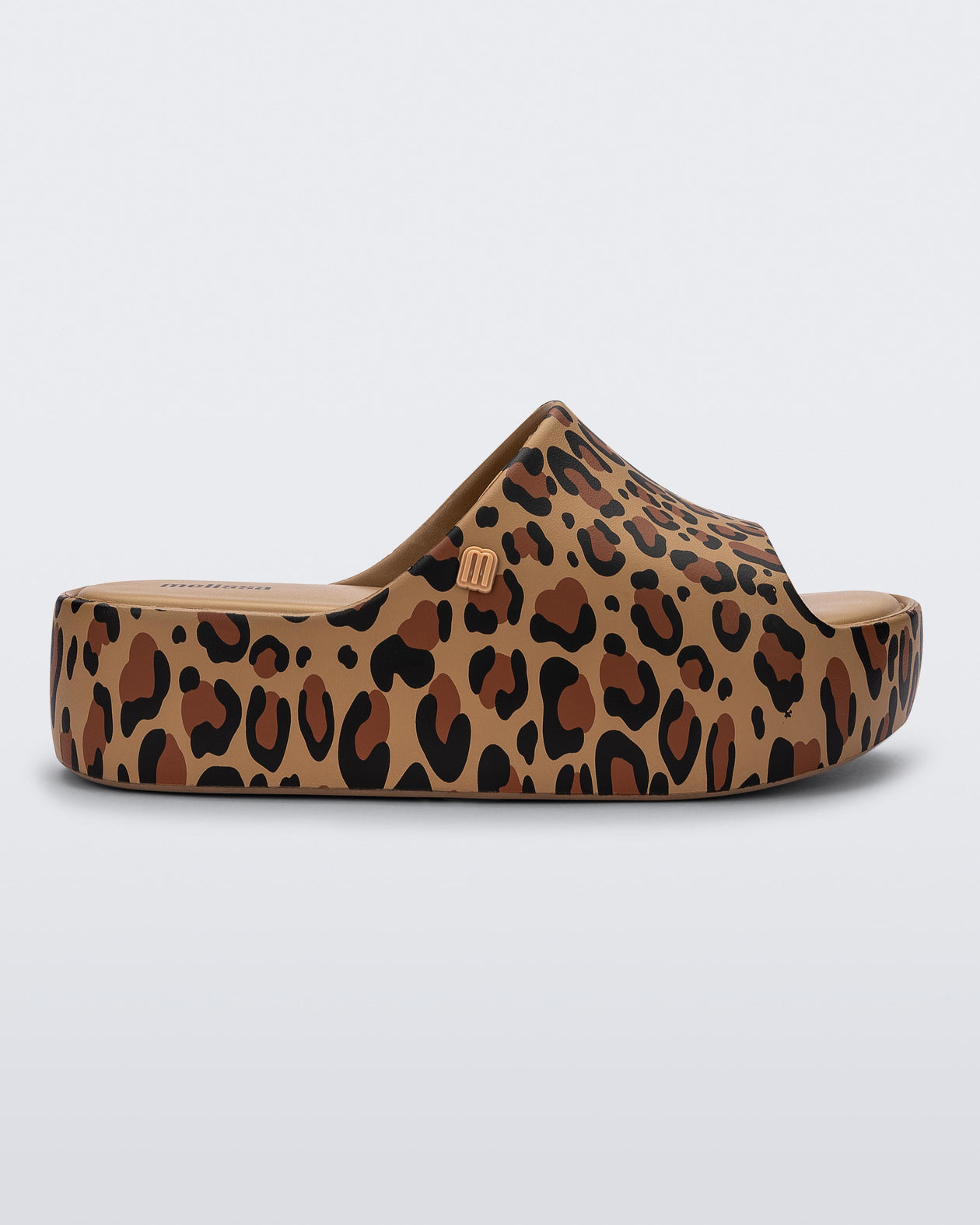 Leopard chunky sandals best sale