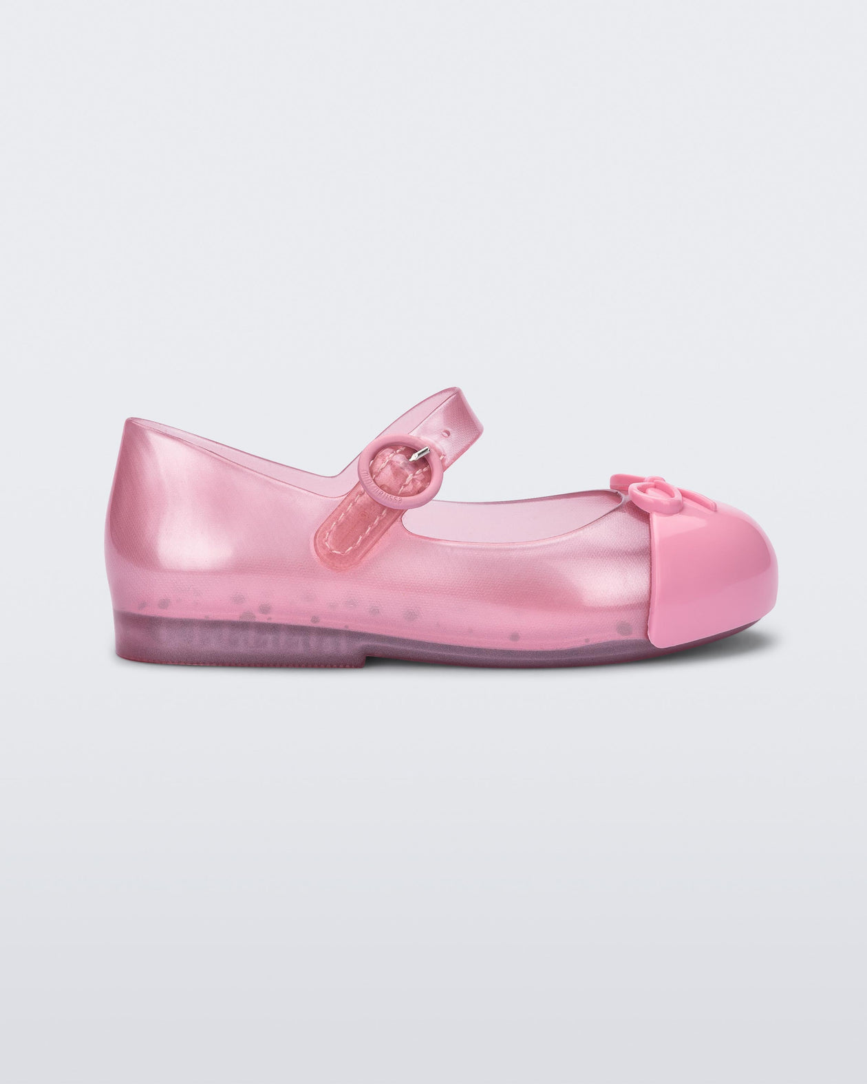 Mini Melissa Sweet Love Cap Toe Pink Pearl Product Image 1