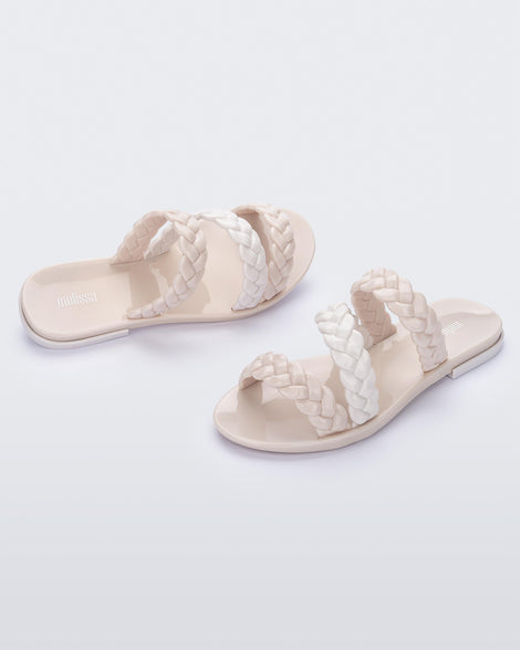 Melissa Wrap Beige/White Product Image 3