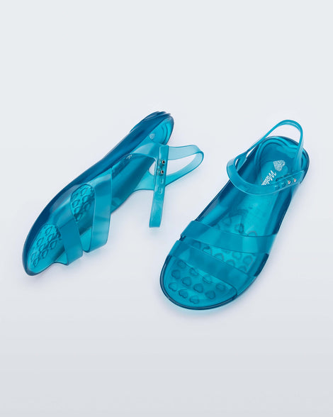 Real Jelly Sandal in Blue Melissa Shoes