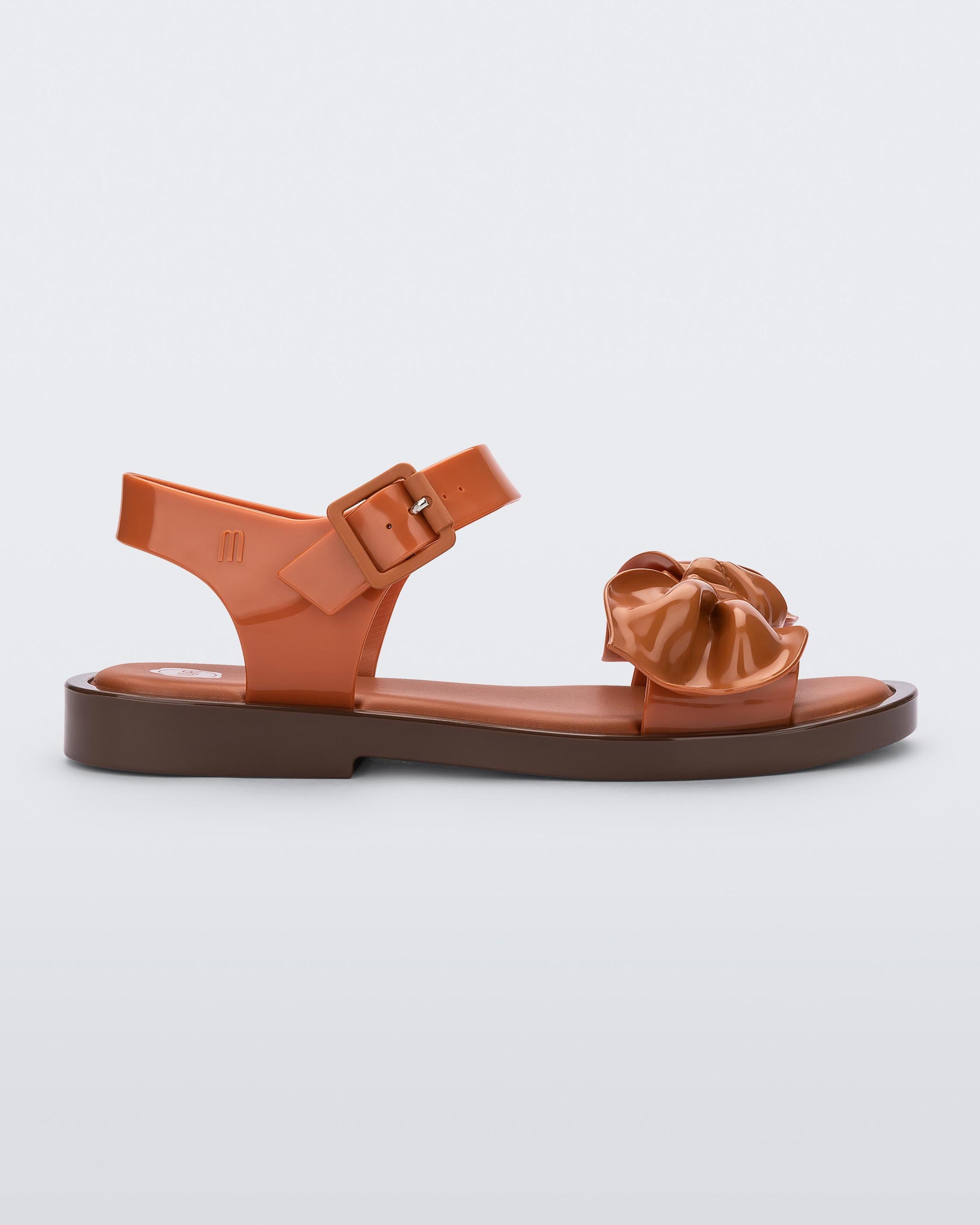 Tie Mar Sandal in Brown Orange Melissa Shoes