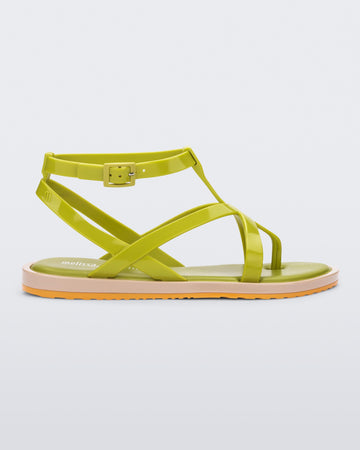 Norella Lime Green Leather - Sandals from Moda in Pelle UK