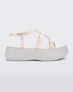 Melissa Caribe High Platform Beige/Beige Product Image 1