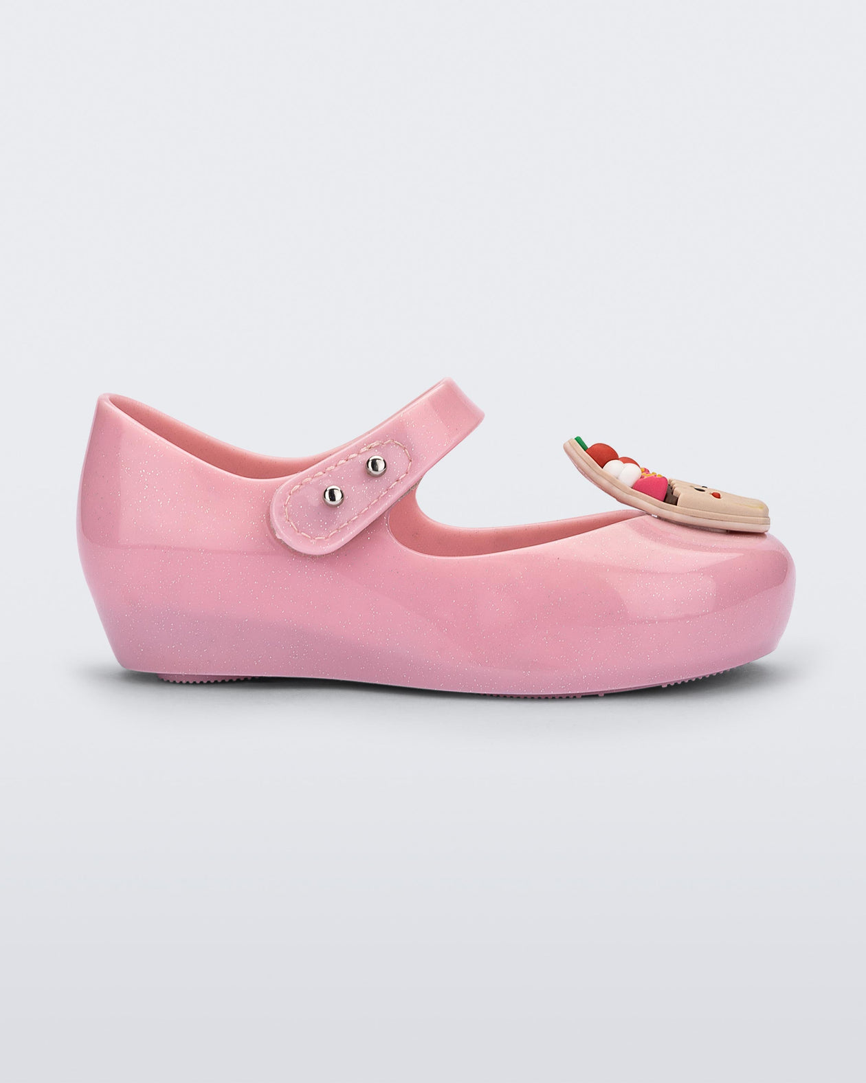 Ultragirl Candy Sandal in Glitter Pink for Babies Mini Melissa Shoes