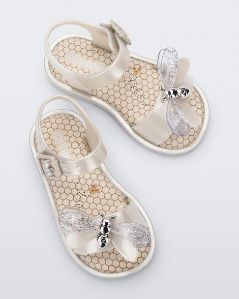 Mini Melissa Mar Bugs White Glitter Product Image 3