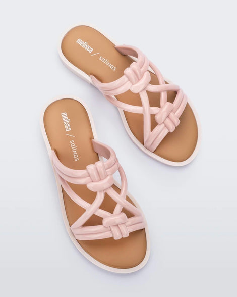 Melissa Wave Slide Pink/Beige Product Image 3