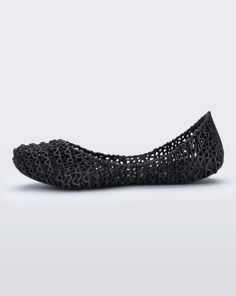 Mini Melissa Campana Black Glitter Product Image 3