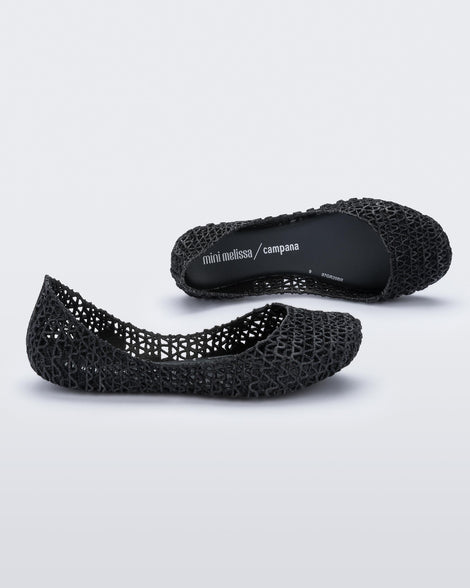 Mini Melissa Campana Black Glitter Product Image 4