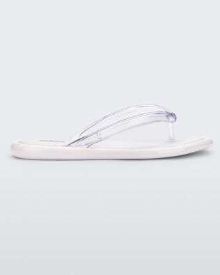 Product element, title Airbubble Flip Flop in White/Clear
 price $26.00